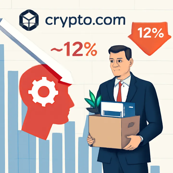 Crypto.com Cuts 12% Workforce to Focus on AI Growth