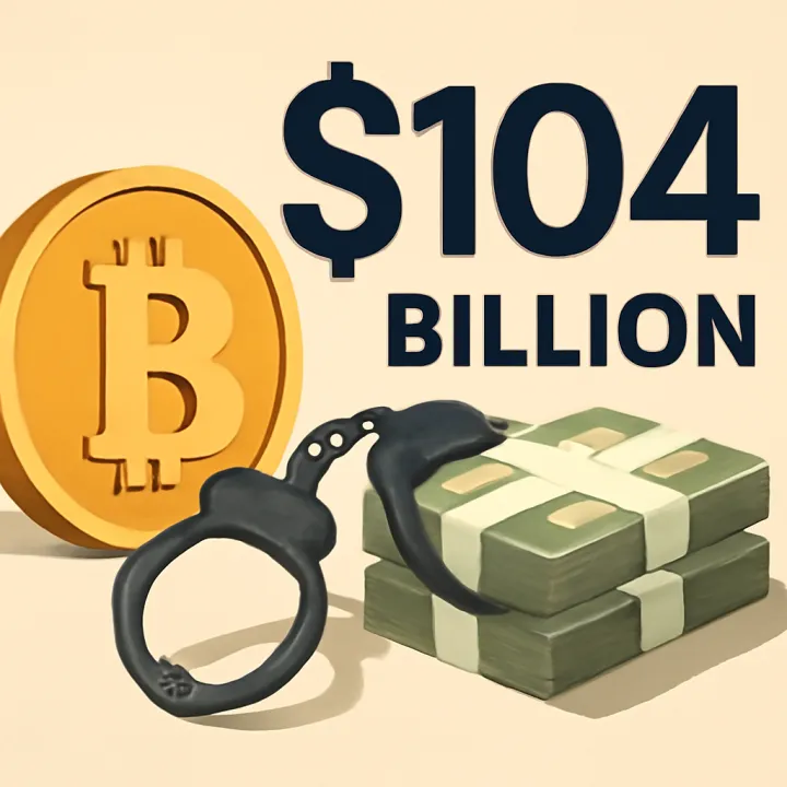 Sanctioned Entities Moved $104 Billion in Crypto in 2025