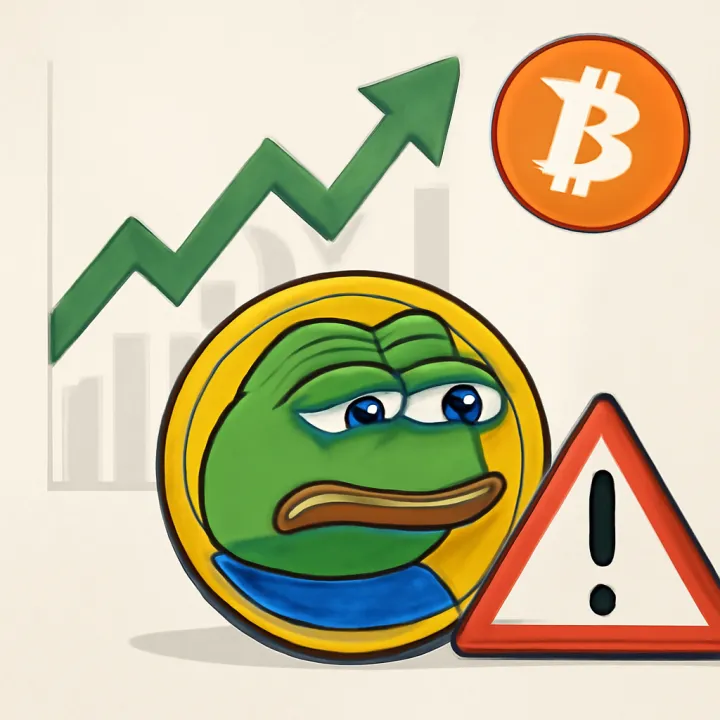 Pepe Memecoin Jumps 16% as Caution Is Advised for Buyers