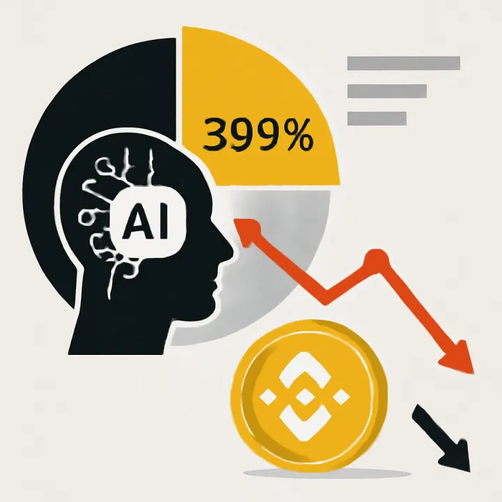 BNB Chain Leads AI Sector with 39.9% Share but Weak Token
