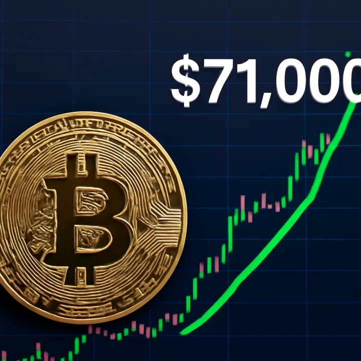 Bitcoin Surges Over $71K Amid Strong Market Optimism