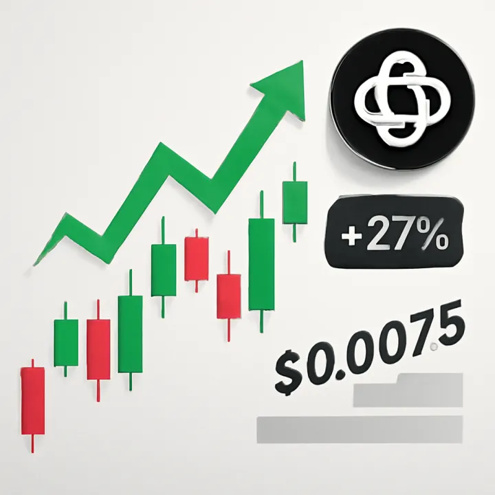 Onyxcoin Jumps 27% After Correction—Will It Hit $0.0075?