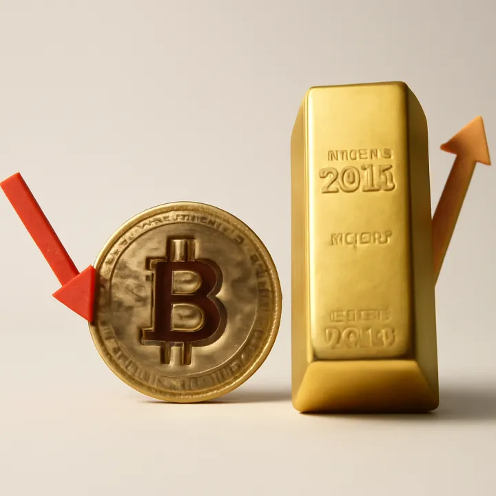 Investors Prefer Bitcoin Over Gold Despite Price Decline