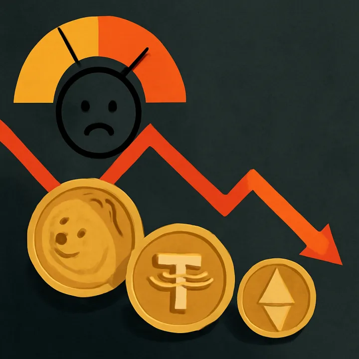 Crypto Market Faces Extreme Fear While Select Tokens Rise
