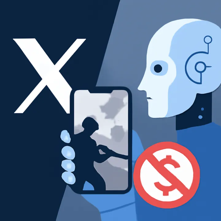 X Bans Monetization for Unlabeled AI War Videos Today