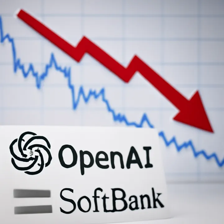 SoftBank Shares Fall Nearly 10% Due to AI Investment Woes