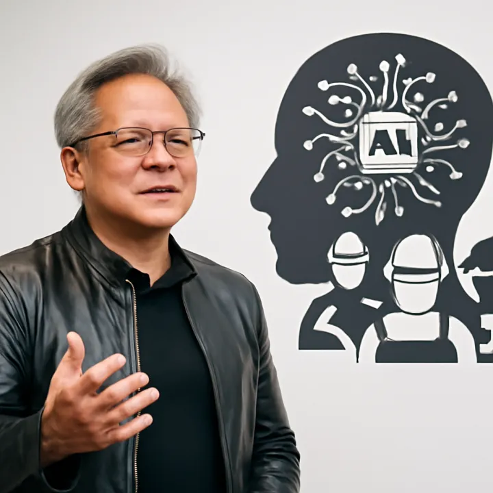 Nvidia CEO Highlights AI's Role as a Job Creator Today