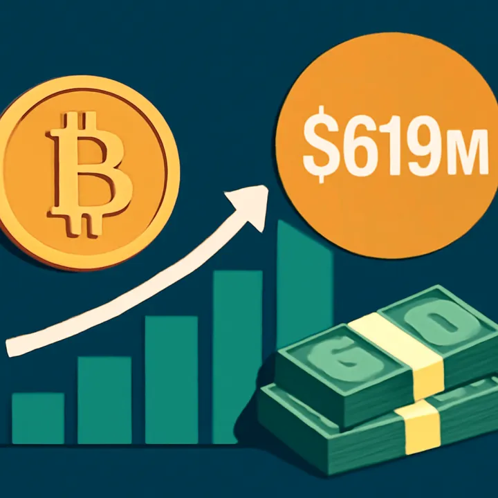 Crypto Funds Attract $619 Million from U.S. Investors