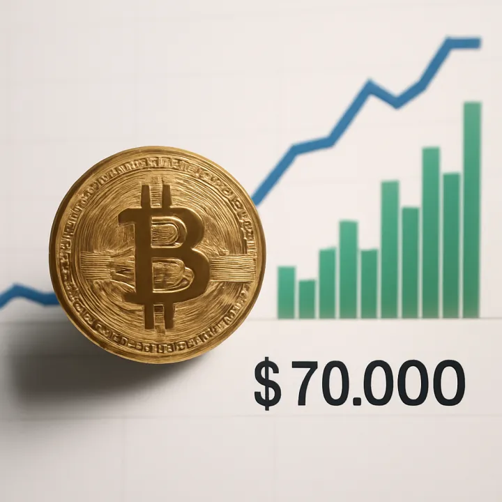 Bitcoin Prices Hold Steady at $70,000 Amid ETF Inflows