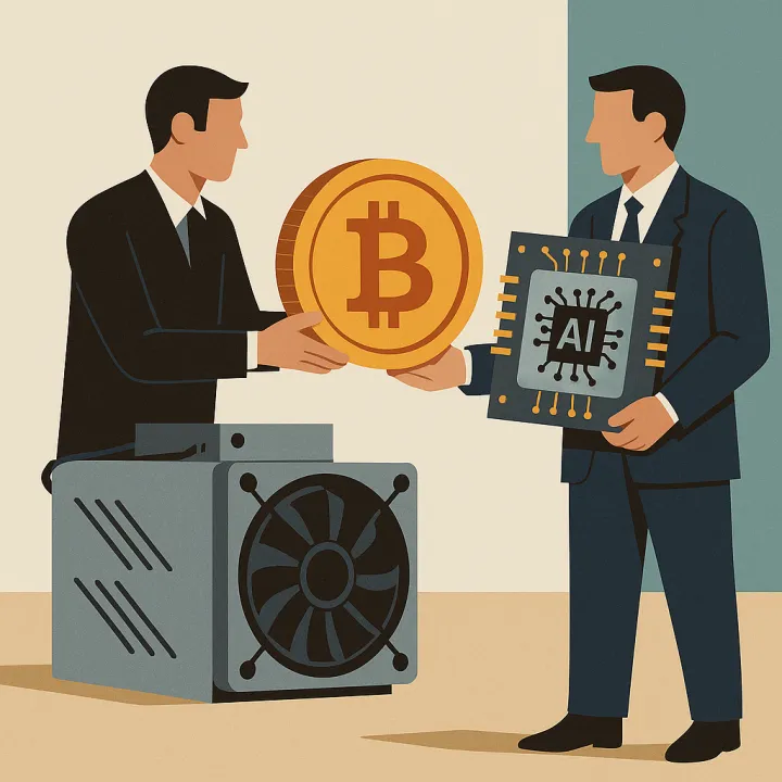 Bitcoin Miners Liquidate Reserves to Fund AI Investments