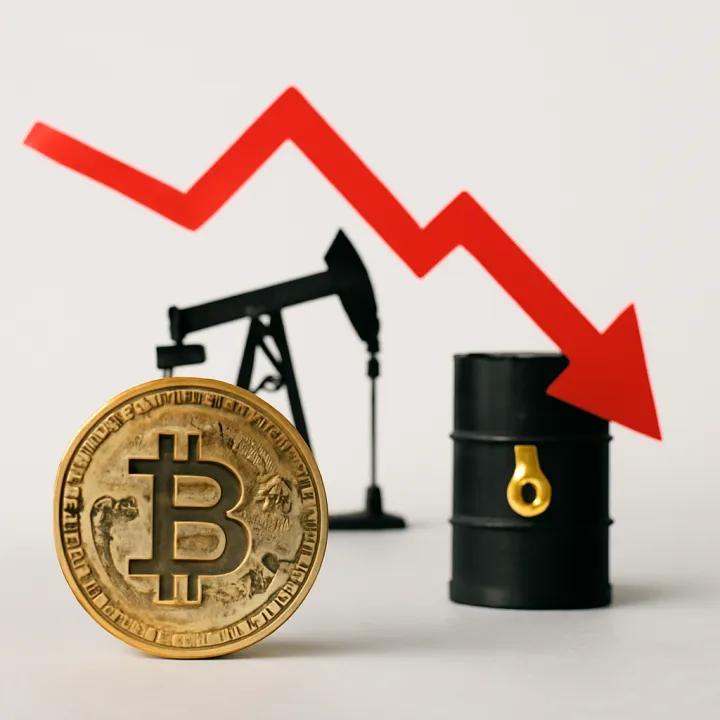Bitcoin Falls Below $72K as Oil Prices Surge and Inflation