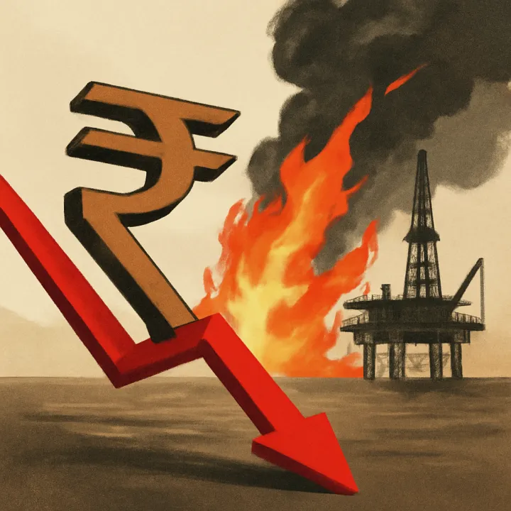 Indian Rupee Hits Historic Low Amid Iran War Oil Crisis