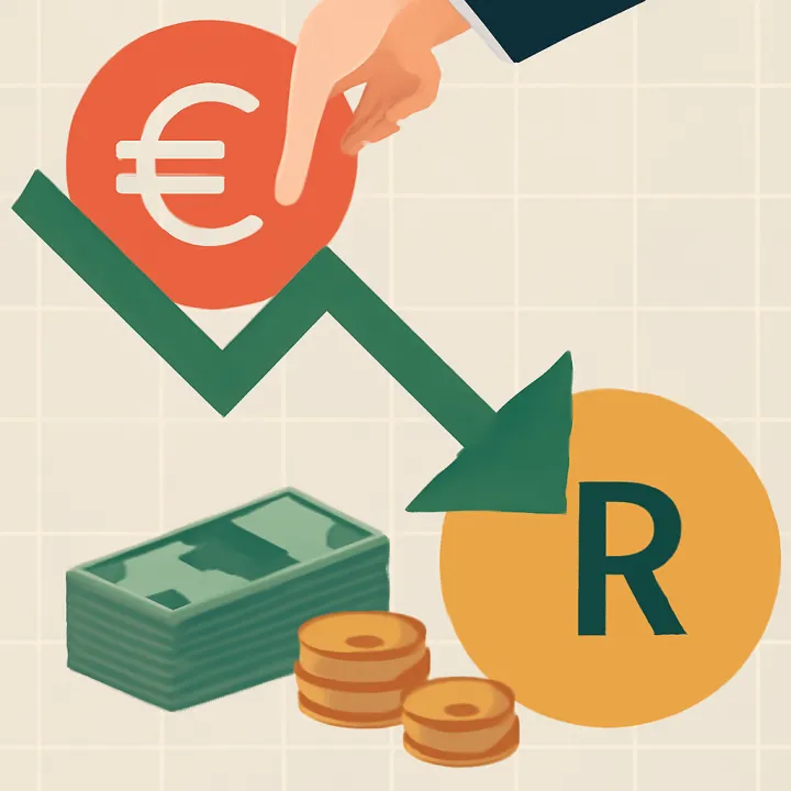 UBS Recommends Selling EUR/ZAR Amid Strong Rand Performance