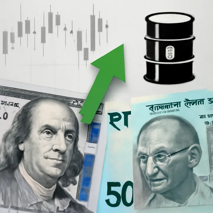 INR Declines as Oil Prices Rise and FIIs Retreat Further