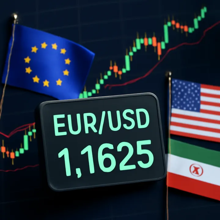 EUR/USD Climbs to 1.1625 Amid Iran's Truce Signals