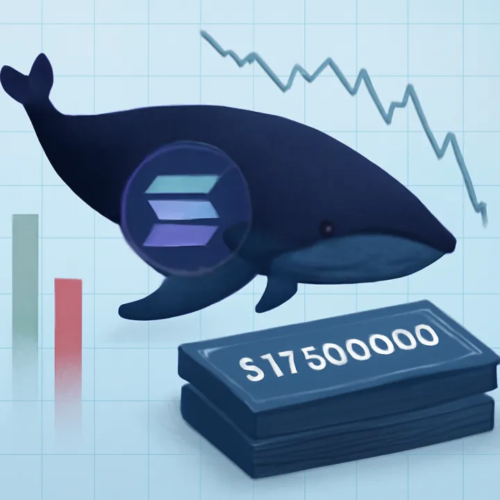 Solana Whale Exits at $17.6 Million Loss Amid Declining Large Orders