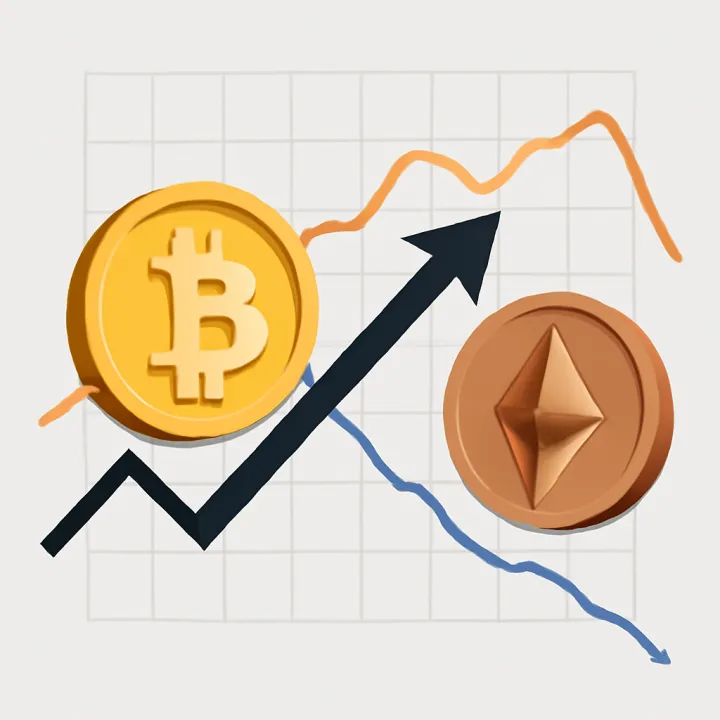Bitcoin and Ethereum Start to Decouple in Market Trends