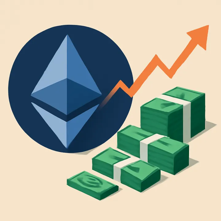 Ethereum Sees $8.4B Inflows Amid Stablecoin Migration
