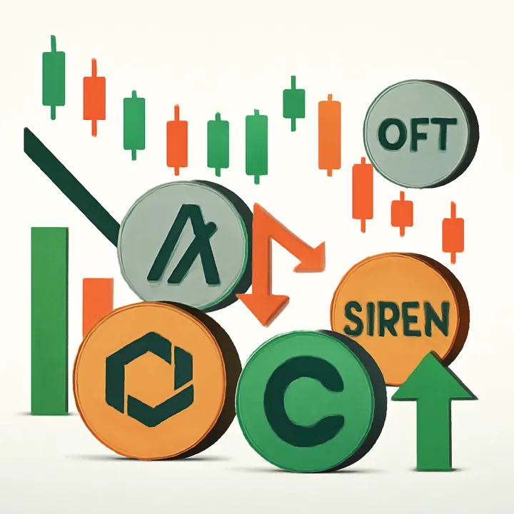 Crypto Market Highlights: ALGO, OFT, SIREN, and CORE Moves