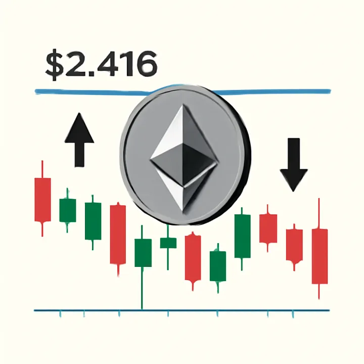 Ethereum Tests $2,416 Resistance Amid Market Uncertainty