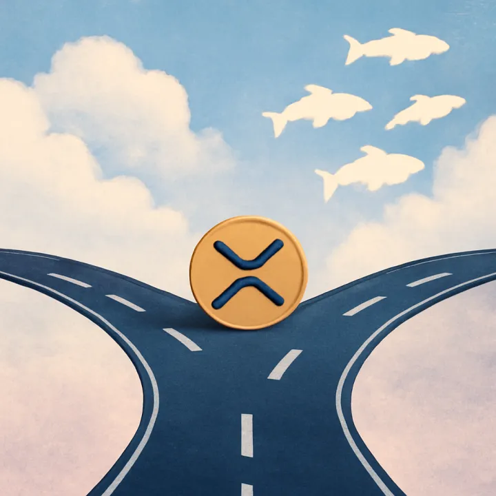 XRP Faces Fork in the Road as 60% of Whales Withdraw Amid Bullish Derivatives Sentiment