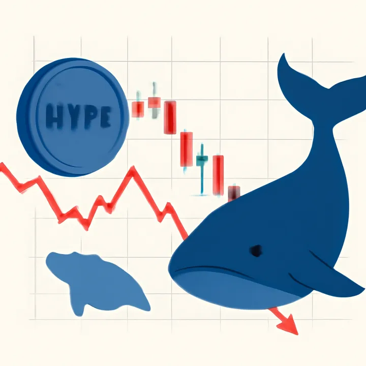 Hyperliquid's HYPE Token Sees Volatility Amid Whale Trading