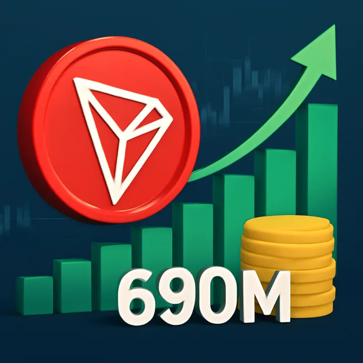 Tron Increases TRX Holdings to 690M Amid Whale Interest