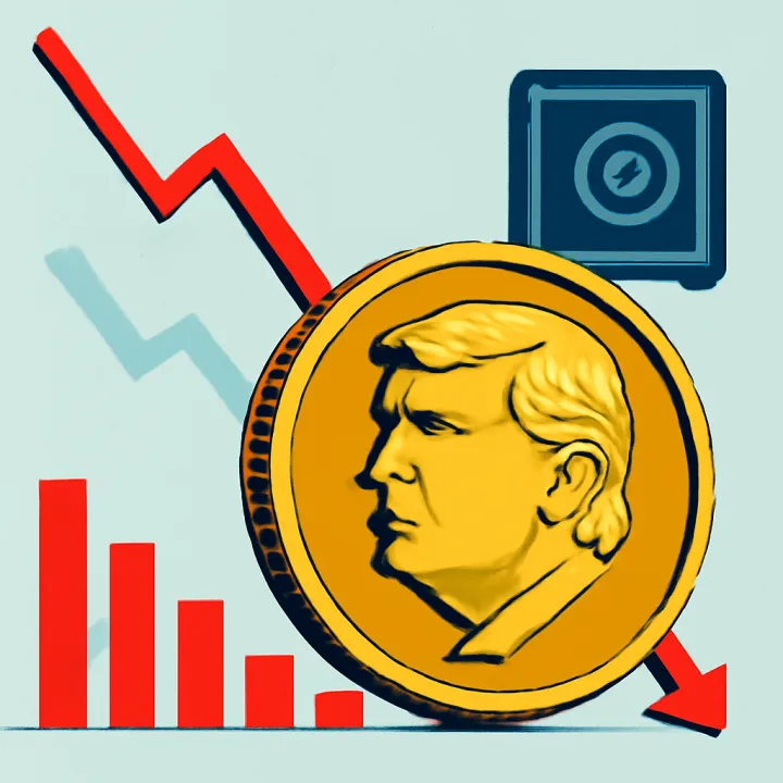 Trump Token Drops as 7.59 Million Tokens Are Custodied
