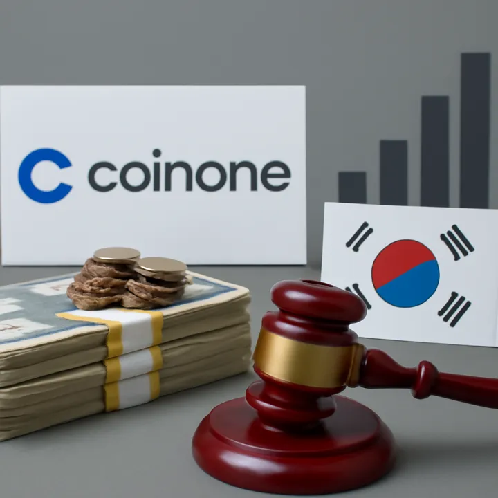 Coinone Faces $3.5 Million Fine Amid Crypto Crackdown