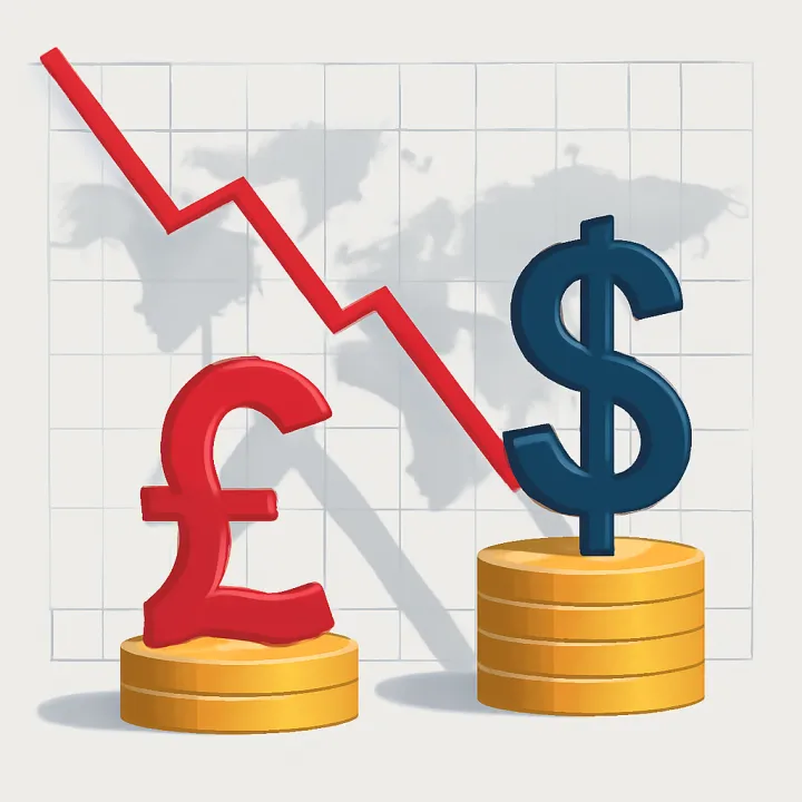 Pound Weakens as Dollar Stabilizes from Geopolitical Strain