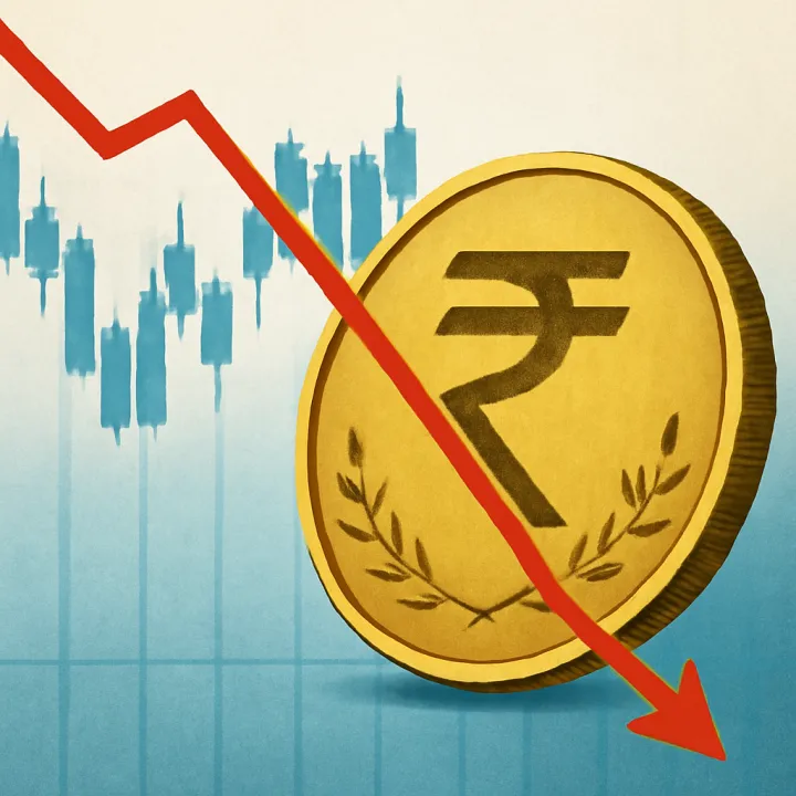 India’s Rupee Experiences Largest Weekly Drop in 3.5 Years
