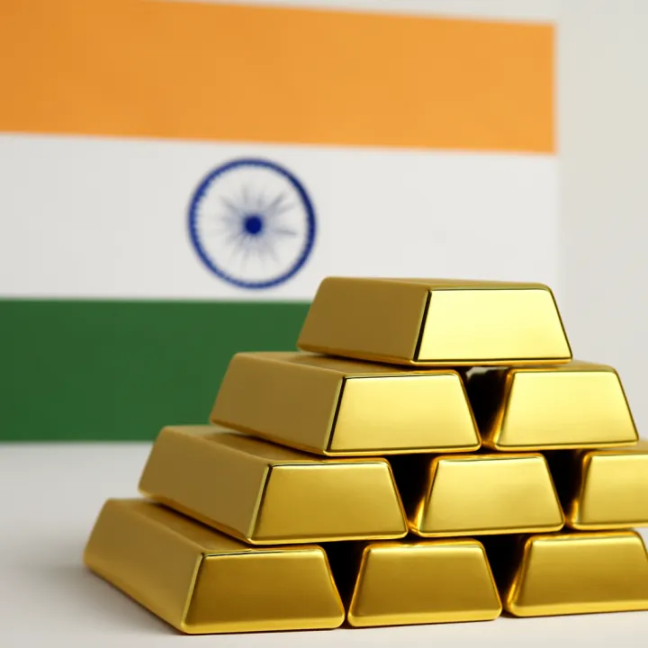 India's Gold Reserves Increase to 16.7% of Forex Holdings