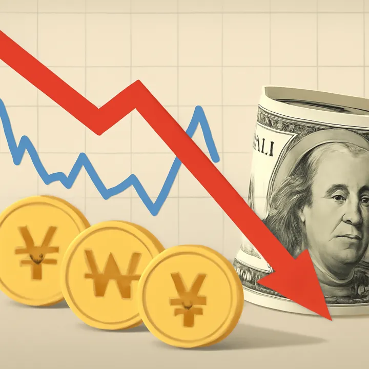 Asian Currencies Weaken as Dollar Gains Post Trump Speech