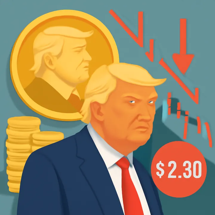TRUMP Memecoin Team Transfers 4.9 Million Tokens – Will $2.3 Hold Its Ground?
