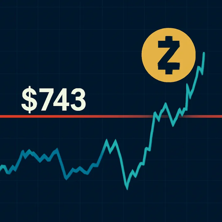Zcash Faces $743 Challenge: Key for ZEC's Future Moves