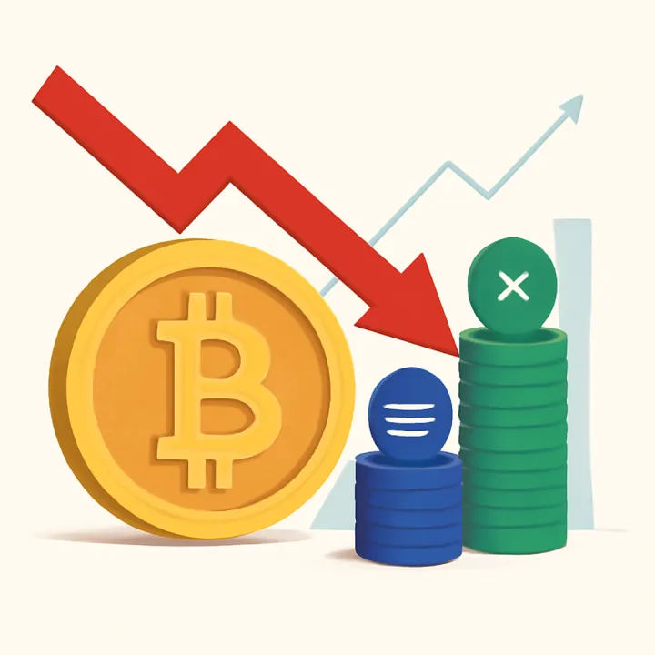 Bitcoin Sees $982 Million Outflow as XRP and Solana Surge