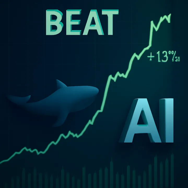 BEAT Surges 13% Amid Whale Activity and AI Buzzing