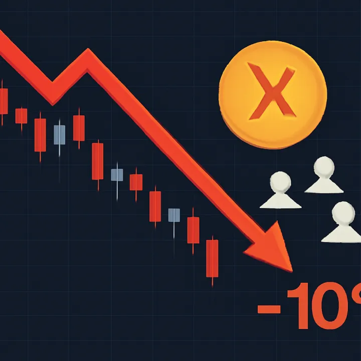 EDGEX Falls 10% as 2,780 Investors Exit in Five Days