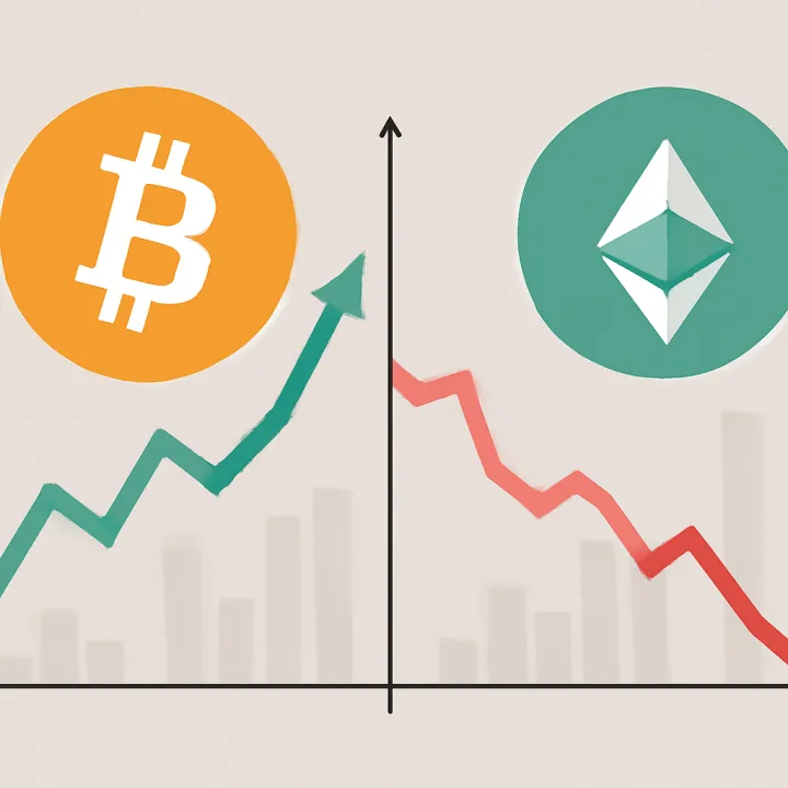 April Recovery Highlights Divergent Paths for Bitcoin and Ethereum
