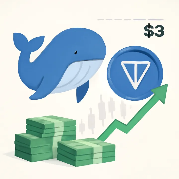 Toncoin Whale Places $5 Million Bet on Price Surge