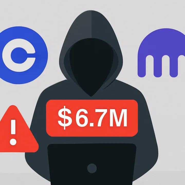 $6.7 Million Stolen from User on Coinbase and Kraken