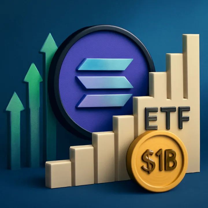 Solana ETF Demand Surges Amid $1 Billion Token Concern
