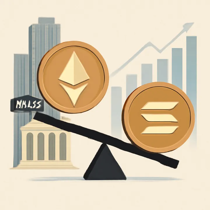 Wall Street Prefers Ethereum Over Solana Despite Metrics