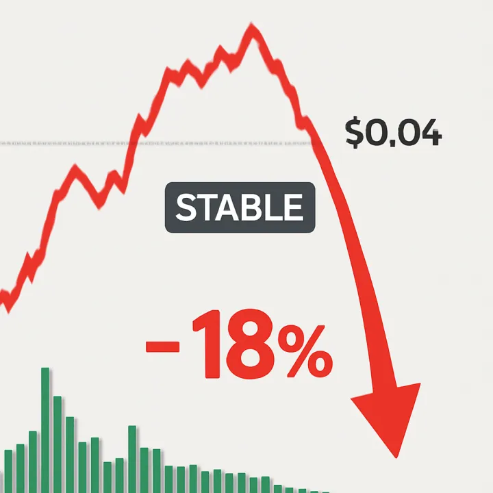 STABLE Suffers 18% Decline Following Breakout Failure