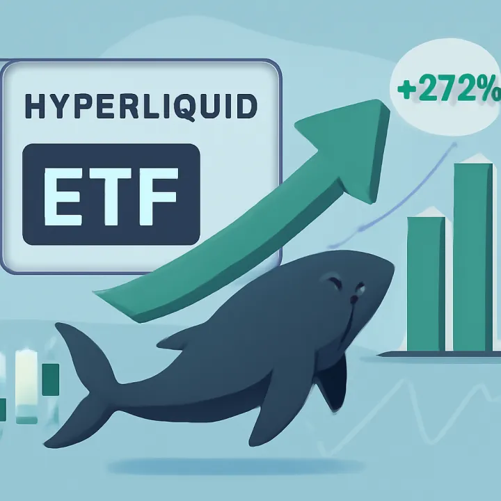 21Shares HYPE ETF Launches with 272% Whale Activity Surge