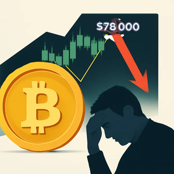 Bitcoin's $78K Threat: Minor Dips Spark Panic Selling