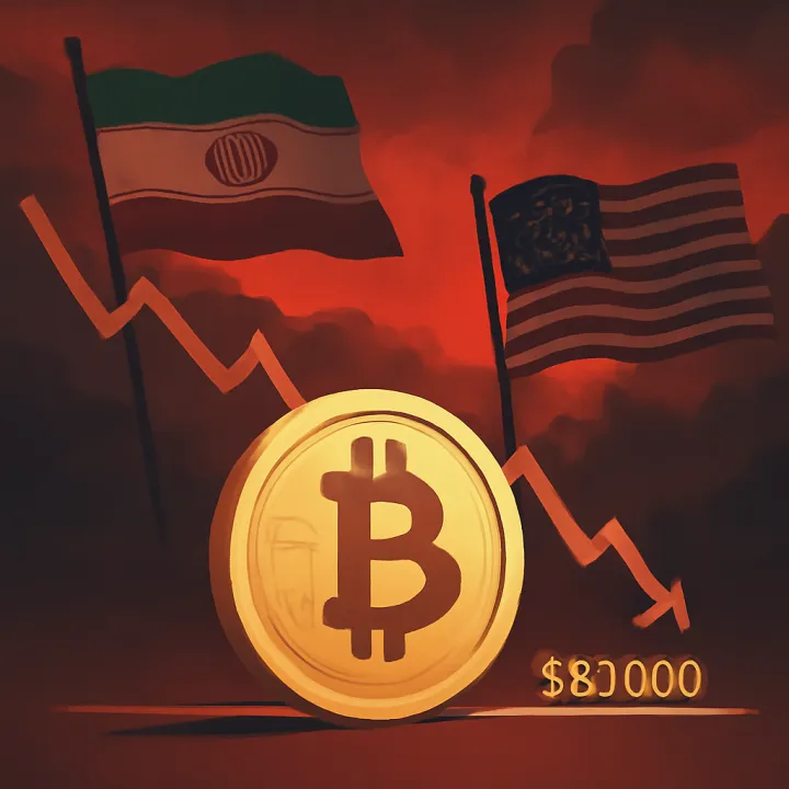 Bitcoin Tests Key $80,000 Support Amid US-Iran Tensions