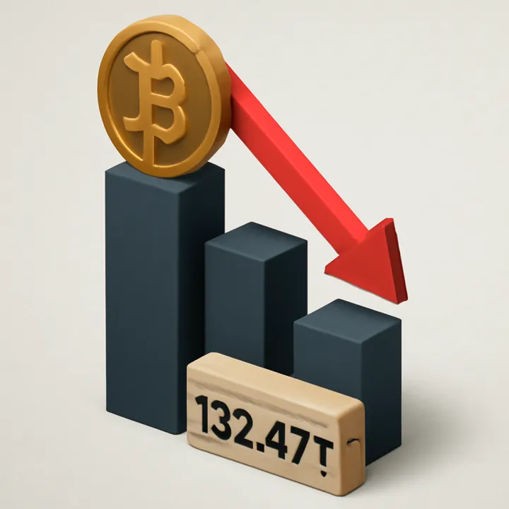 Bitcoin Mining Difficulty Declines 2.3% to 132.47 T
