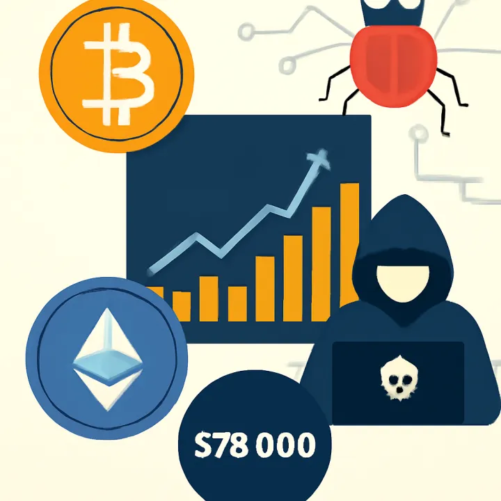 Ethereum Activity Grows as Bitcoin Holds Steady at $78k