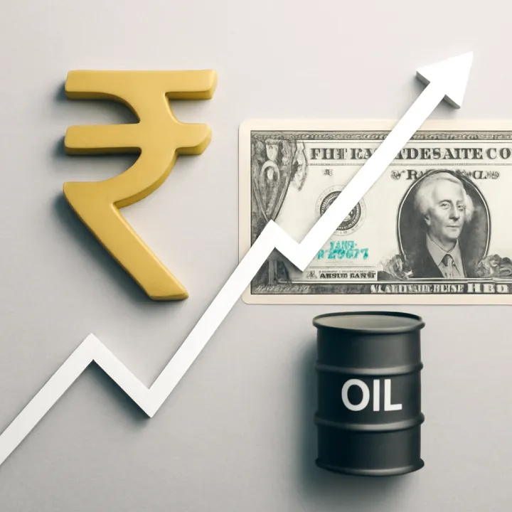 Indian Rupee Hits Record Low as USD/INR Nears 97 Mark